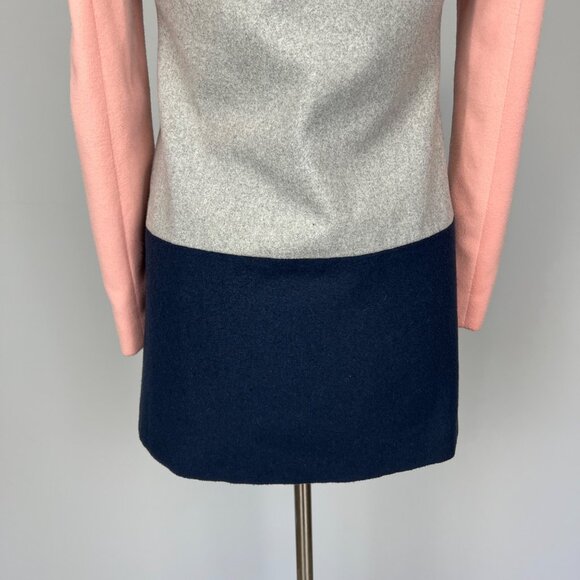 Sabine Womens Layne Colorblock Zip Front Jacket Gray Pink Blue size XS - Picture 8 of 13